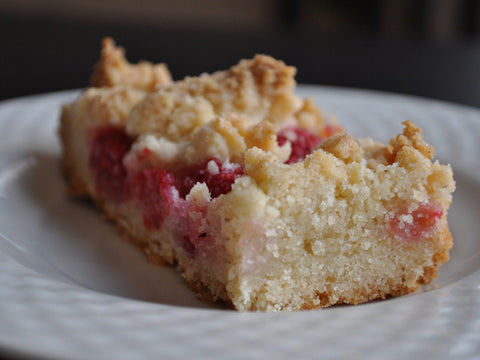 Raspberry cookie bar